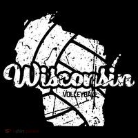 Wisconsin Volleyball Retro Script Vintage Distressed T-Shirt thumb 7
