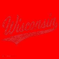 Wisconsin Varsity Script Classic Sports Jersey State Flag Santa Hat thumb 1