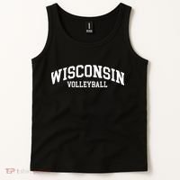 Wisconsin Volleyball Tank Top thumb 2