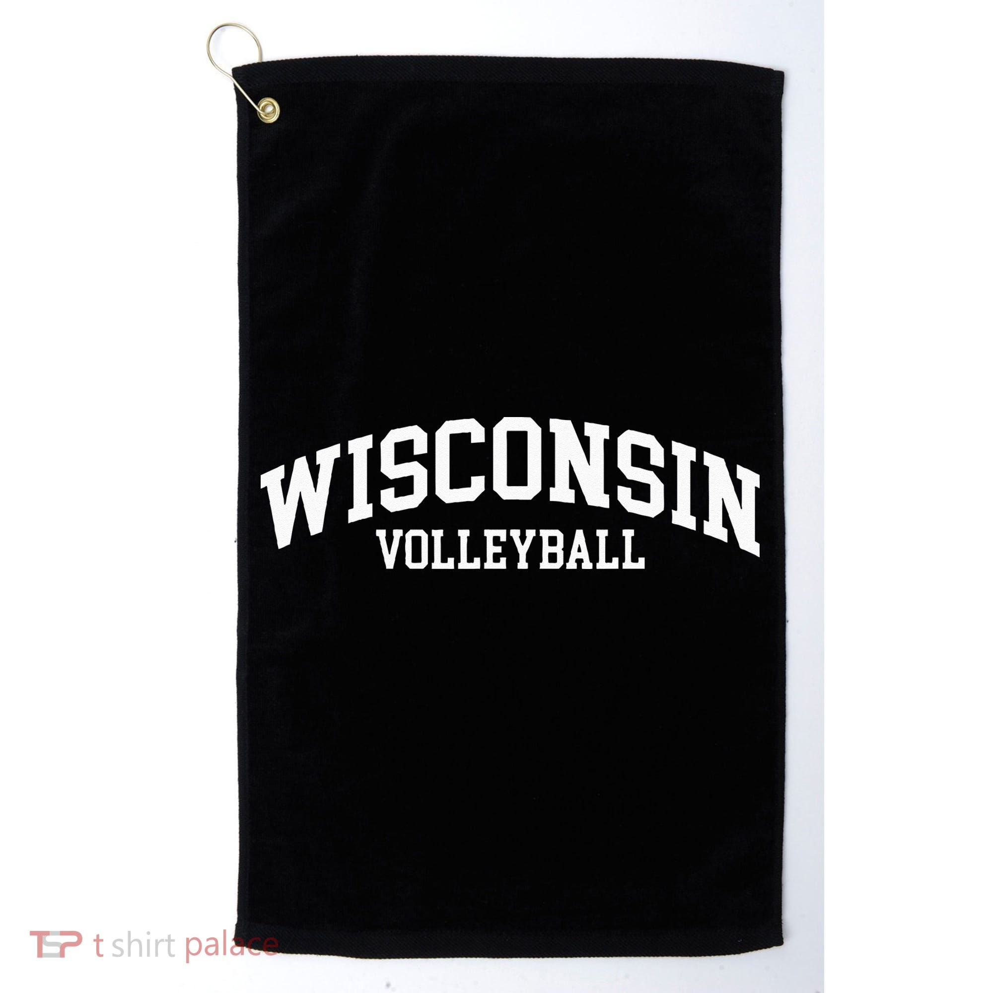 Wisconsin Volleyball Golf Towel