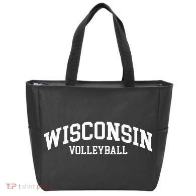 Wisconsin Volleyball Tote Bag