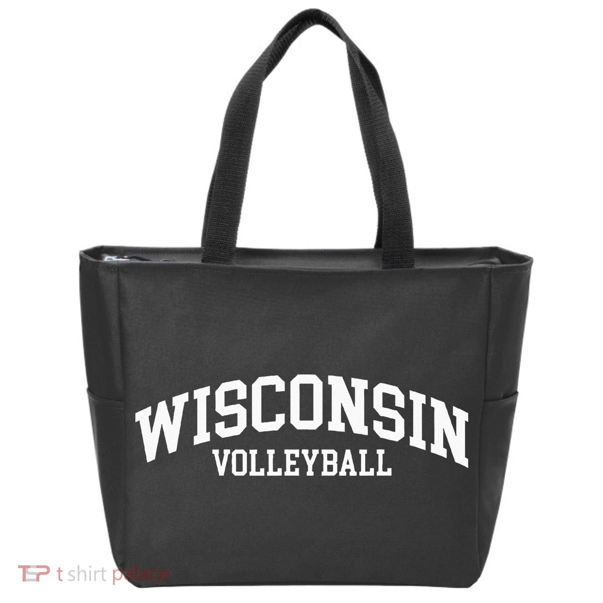 Wisconsin Volleyball Tote Bag