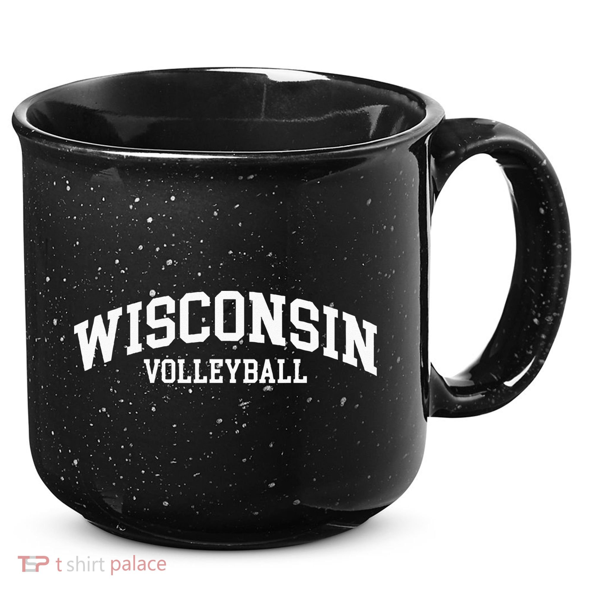 Wisconsin Volleyball 15oz Campfire Ceramic Mug