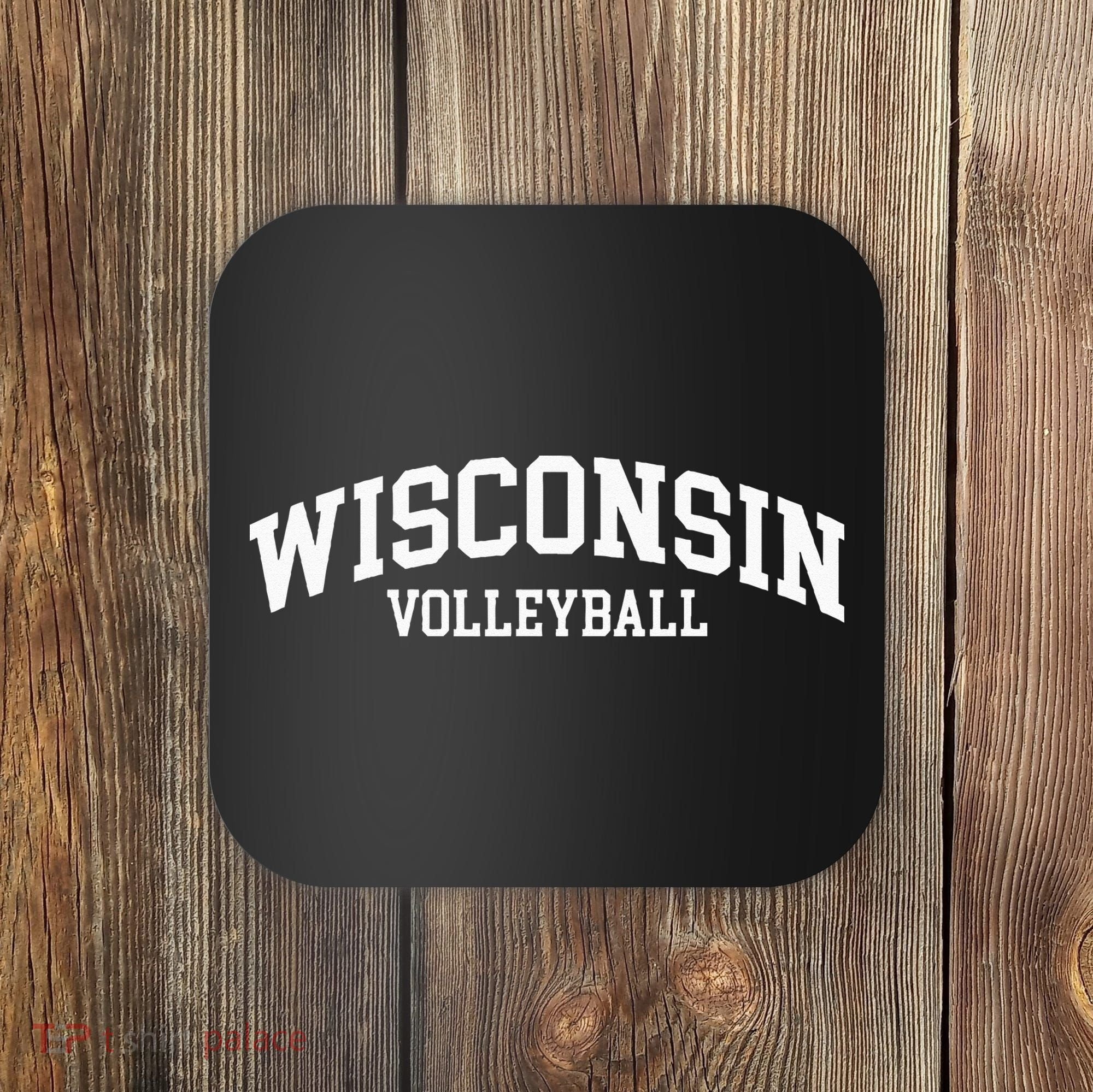 Wisconsin Volleyball Coaster
