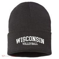 Wisconsin Volleyball Sustainable Knit Beanie thumb 0