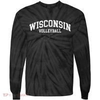 Wisconsin Volleyball Tie-Dye Long Sleeve Shirt thumb 0