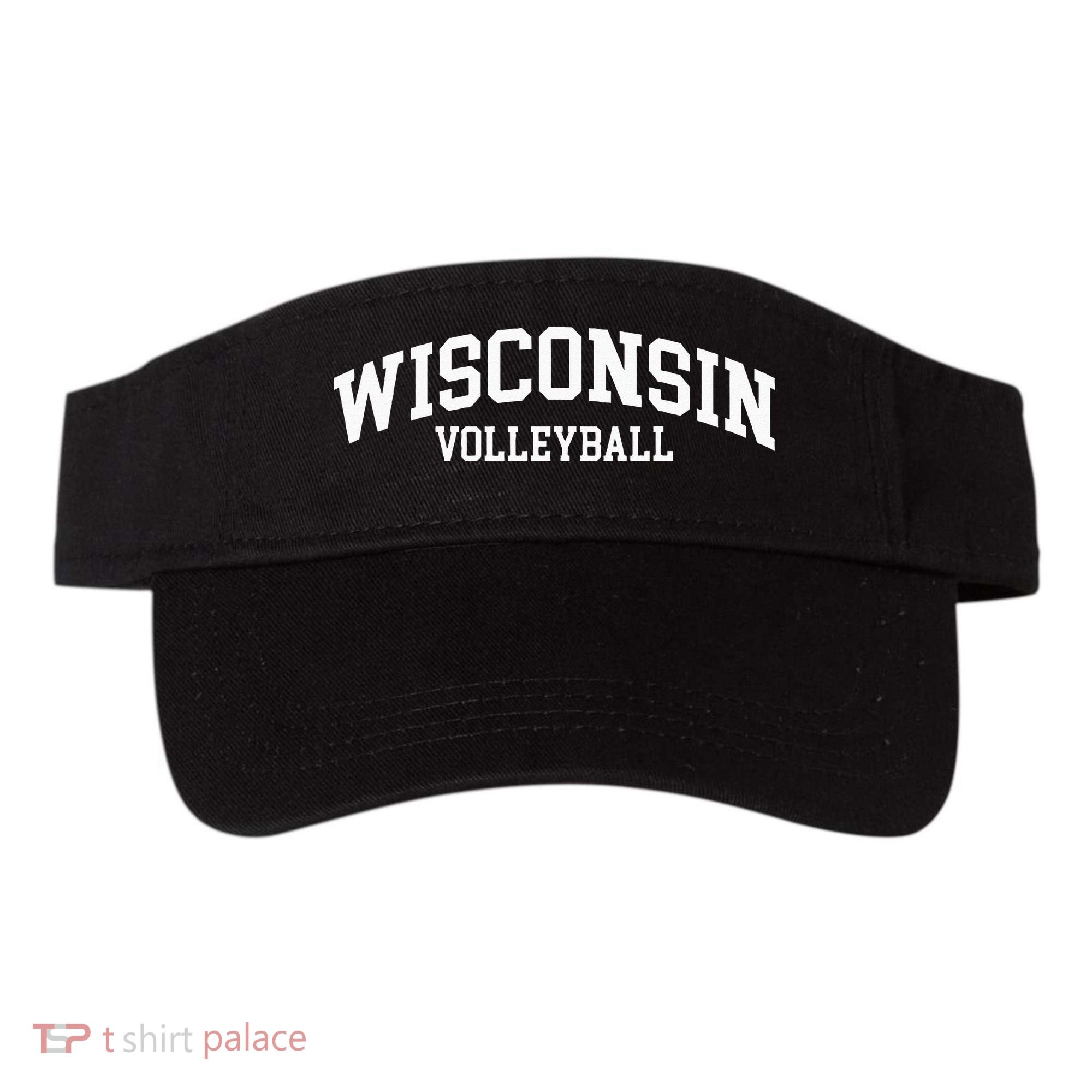 Wisconsin Volleyball Visor