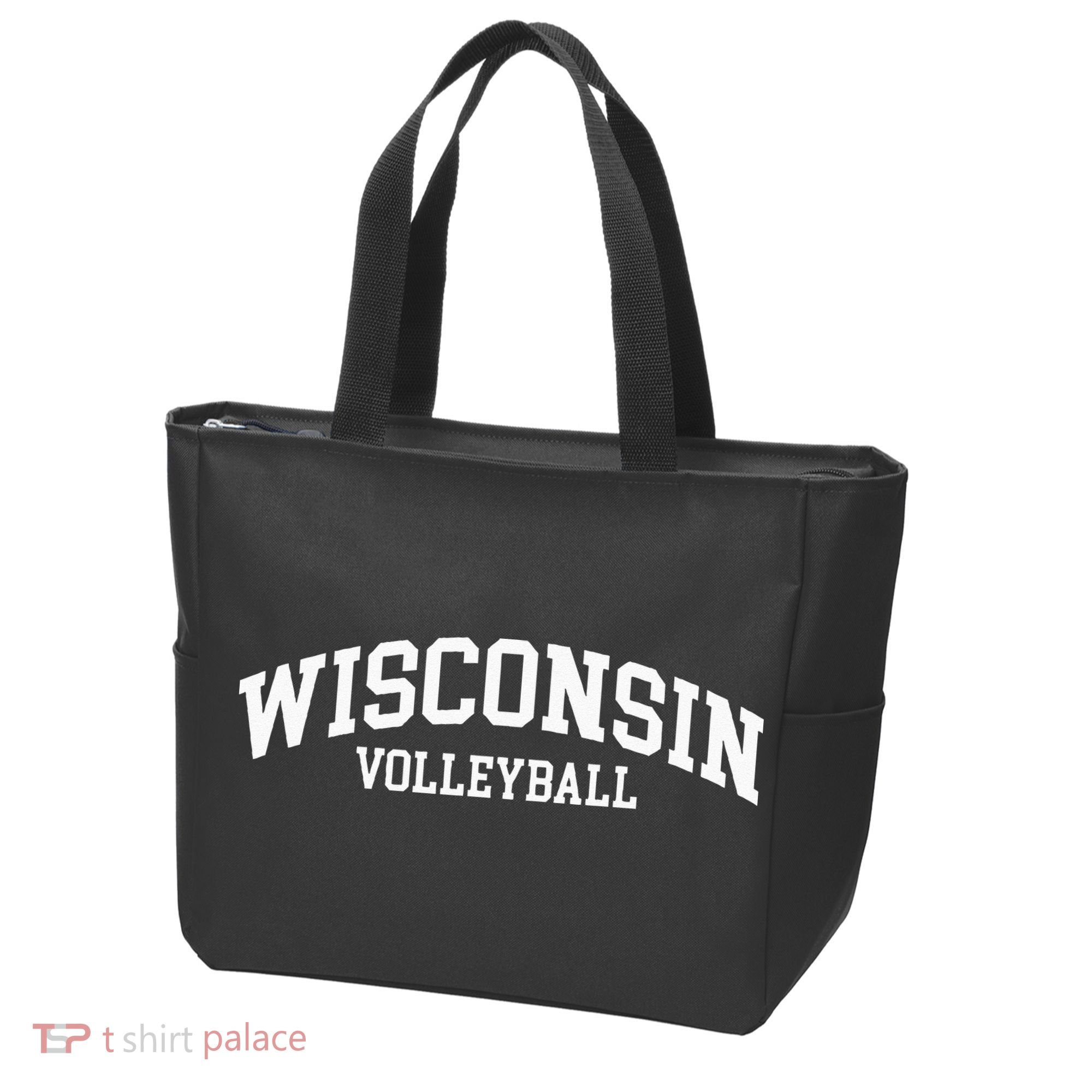 Wisconsin Volleyball Tote Bag
