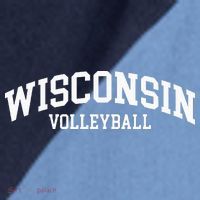 Wisconsin Volleyball Raglan Baseball Sleeve Shirt thumb 2