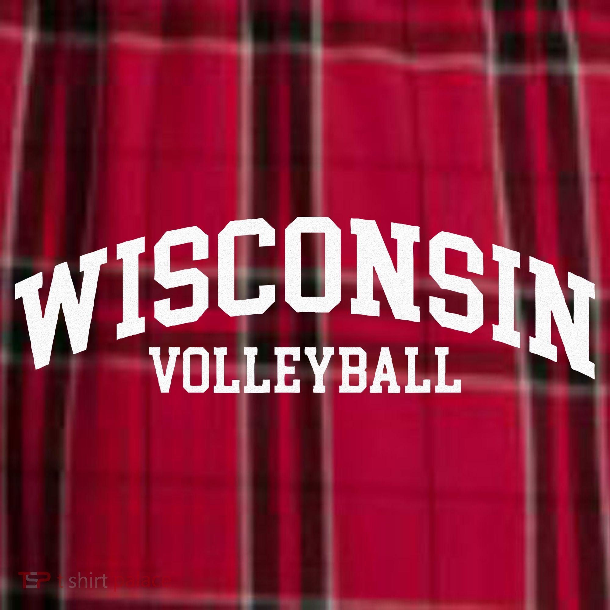 Wisconsin Volleyball Women's Flannel Plaid Pajama Pants