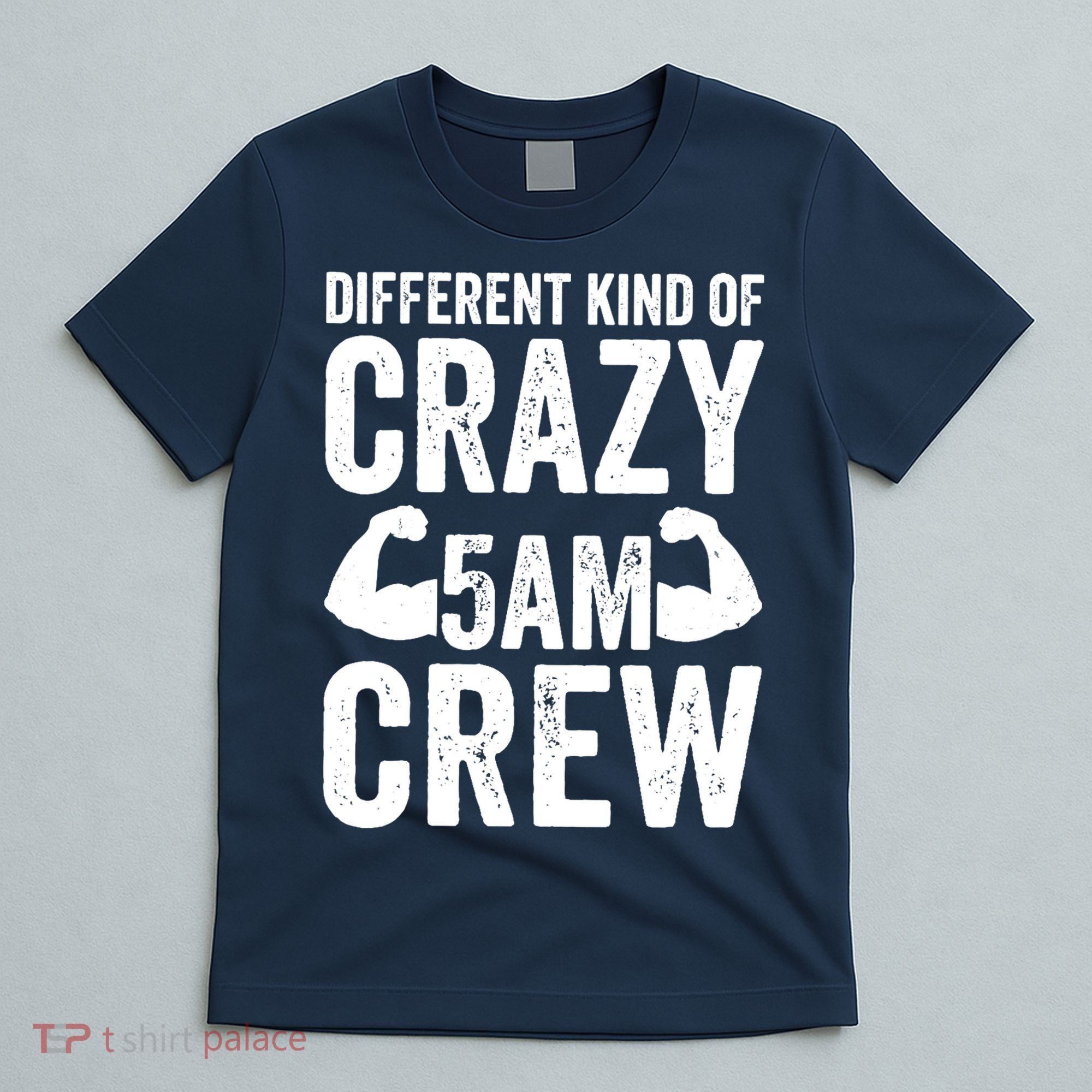 Wo Vintage Workout Squad 5AM Crew Funny Gym Quote Retro VNeck T-Shirt