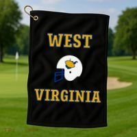 West Virginia Golf Towel thumb 1
