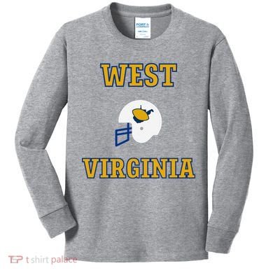 West Virginia Kids Long Sleeve Shirt