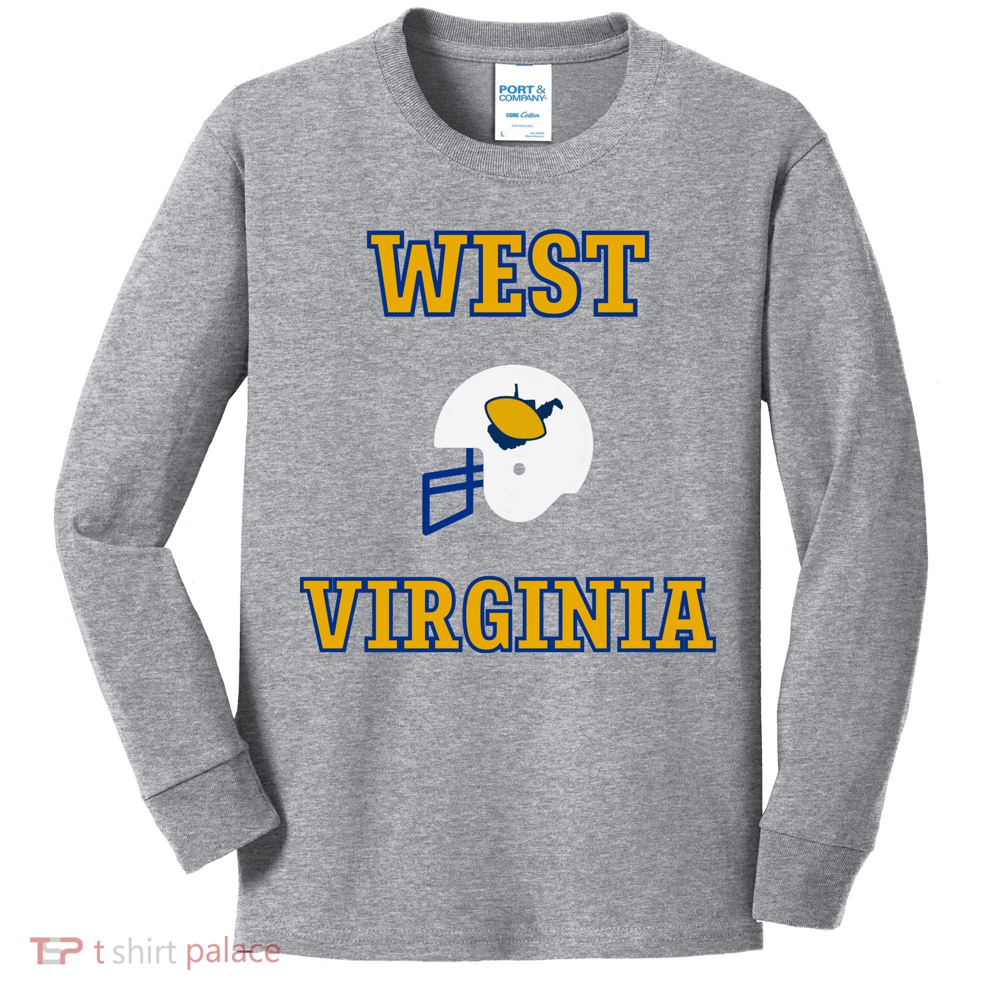 West Virginia Kids Long Sleeve Shirt