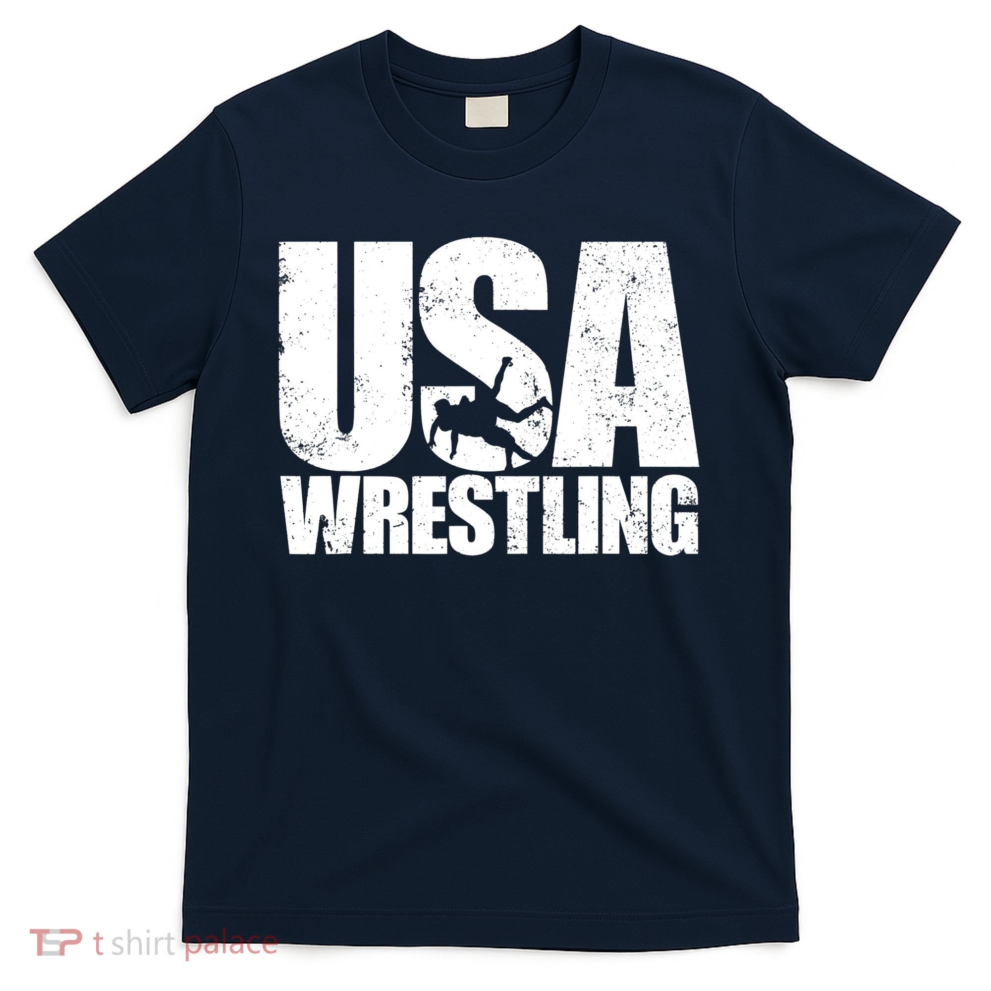 Wrestling Vintage Wrestler Christmas For Boy T-Shirt