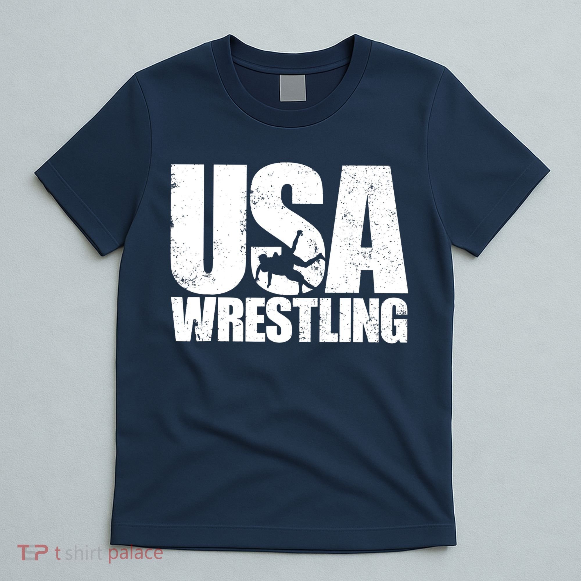 Wrestling Vintage Wrestler Christmas For Boy T-Shirt