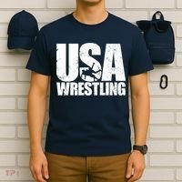 Wrestling Vintage Wrestler Christmas For Boy T-Shirt thumb 6
