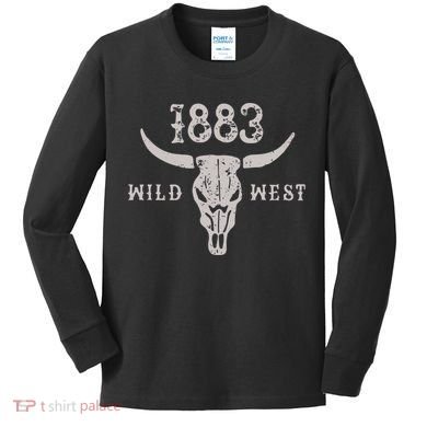 Wild West 1883 Western Southern Kids Long Sleeve Shirt