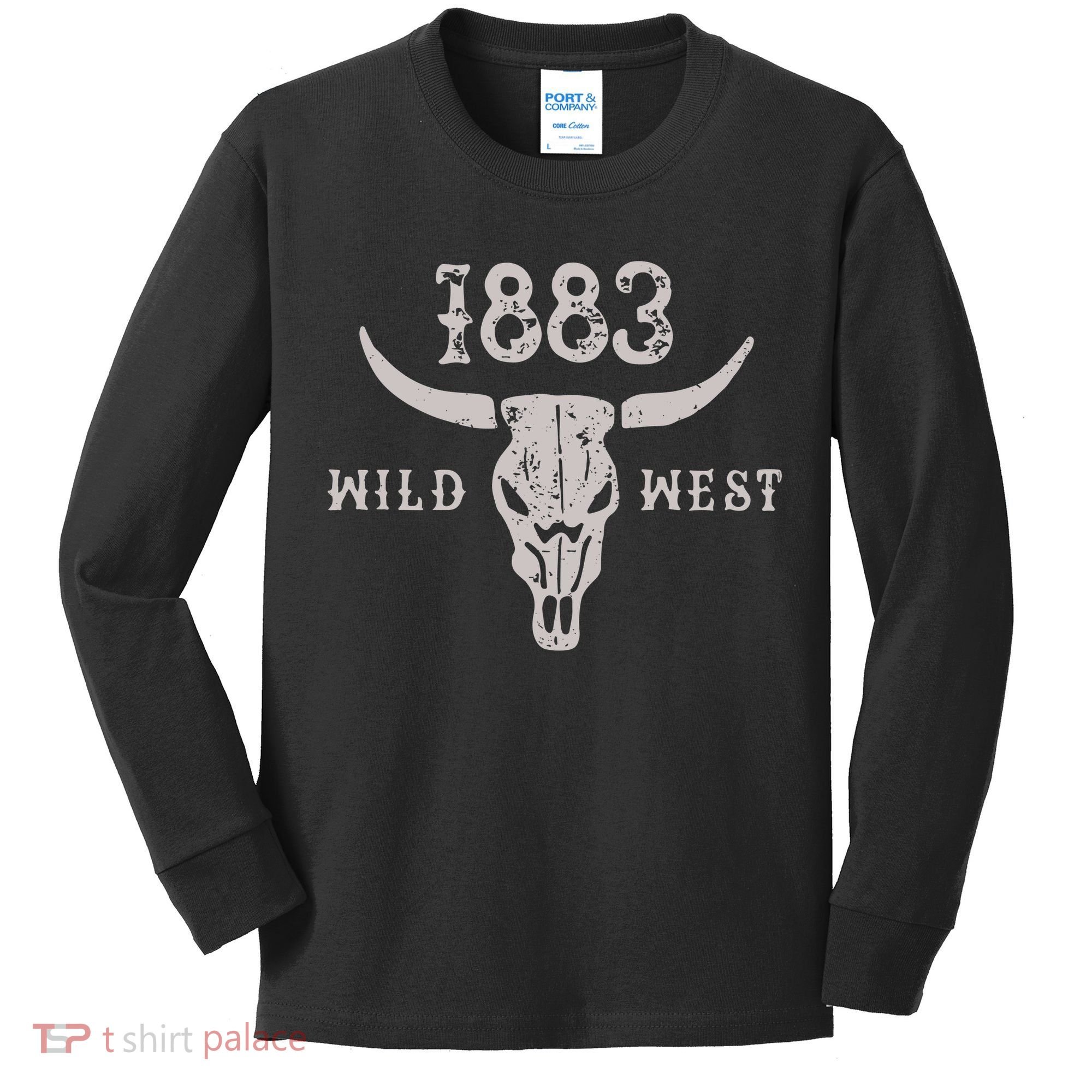 Wild West 1883 Western Southern Kids Long Sleeve Shirt