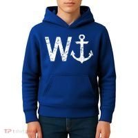 Wanker W Anchor Kids Hoodie thumb 4