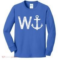 Wanker W Anchor Kids Long Sleeve Shirt thumb 0