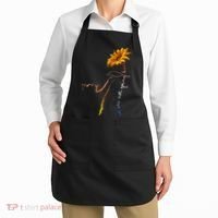 Women We Are Not Going Back Cute Cat Sunflower Kamalaharris Gift Apron thumb 2