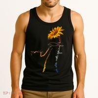 Women We Are Not Going Back Cute Cat Sunflower Kamalaharris Gift Tank Top thumb 3