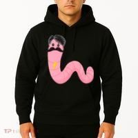 Worm With A Mustache James Tom Ariana Reality Hoodie thumb 2