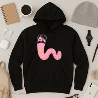 Worm With A Mustache James Tom Ariana Reality Hoodie thumb 3