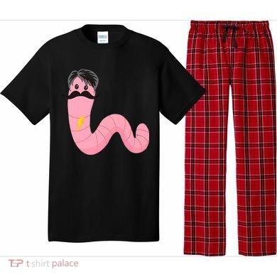 Worm With A Mustache James Tom Ariana Reality Pajama Set
