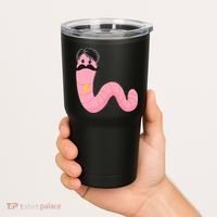 Worm With A Mustache James Tom Ariana Reality Tumbler thumb 2