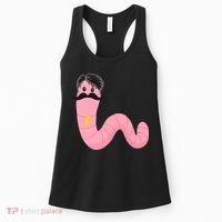Worm With A Mustache James Tom Ariana Reality Women's Tank Top thumb 0