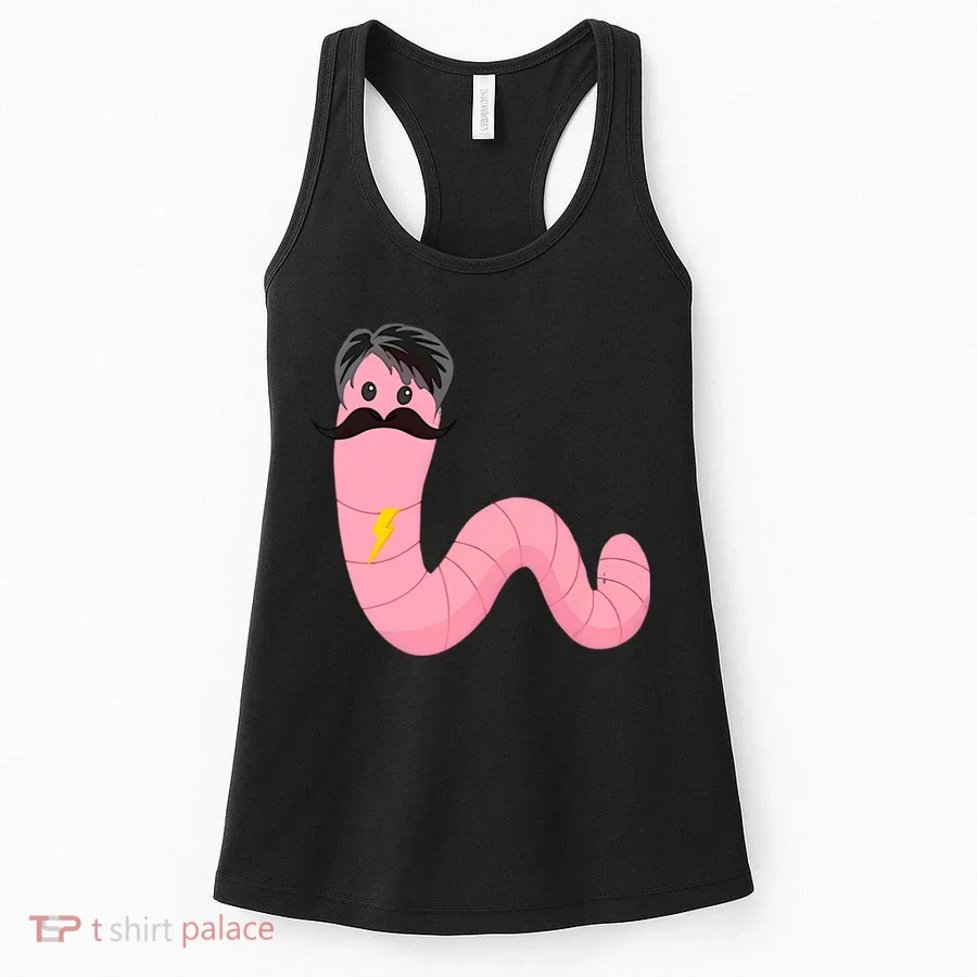 Worm With A Mustache James Tom Ariana Reality Women's Tank Top