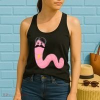 Worm With A Mustache James Tom Ariana Reality Women's Tank Top thumb 2