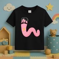Worm With A Mustache James Tom Ariana Reality Toddler T-Shirt thumb 3