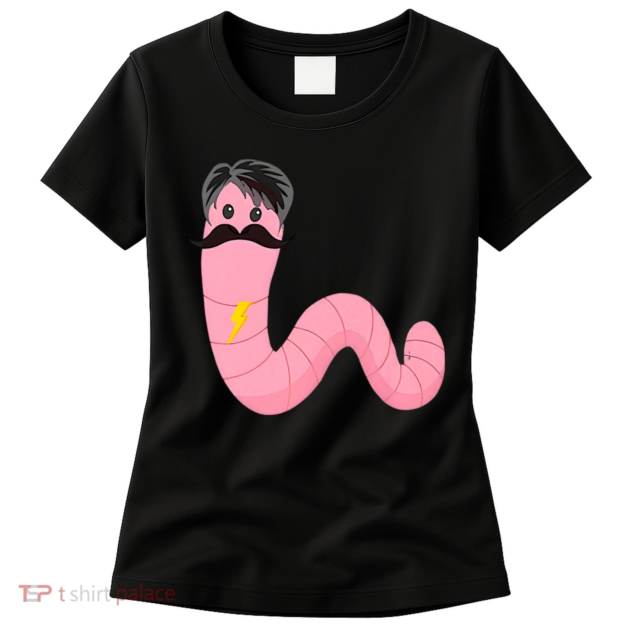 Worm With A Mustache James Tom Ariana Reality Women's T-Shirt