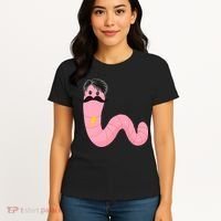 Worm With A Mustache James Tom Ariana Reality Women's T-Shirt thumb 4
