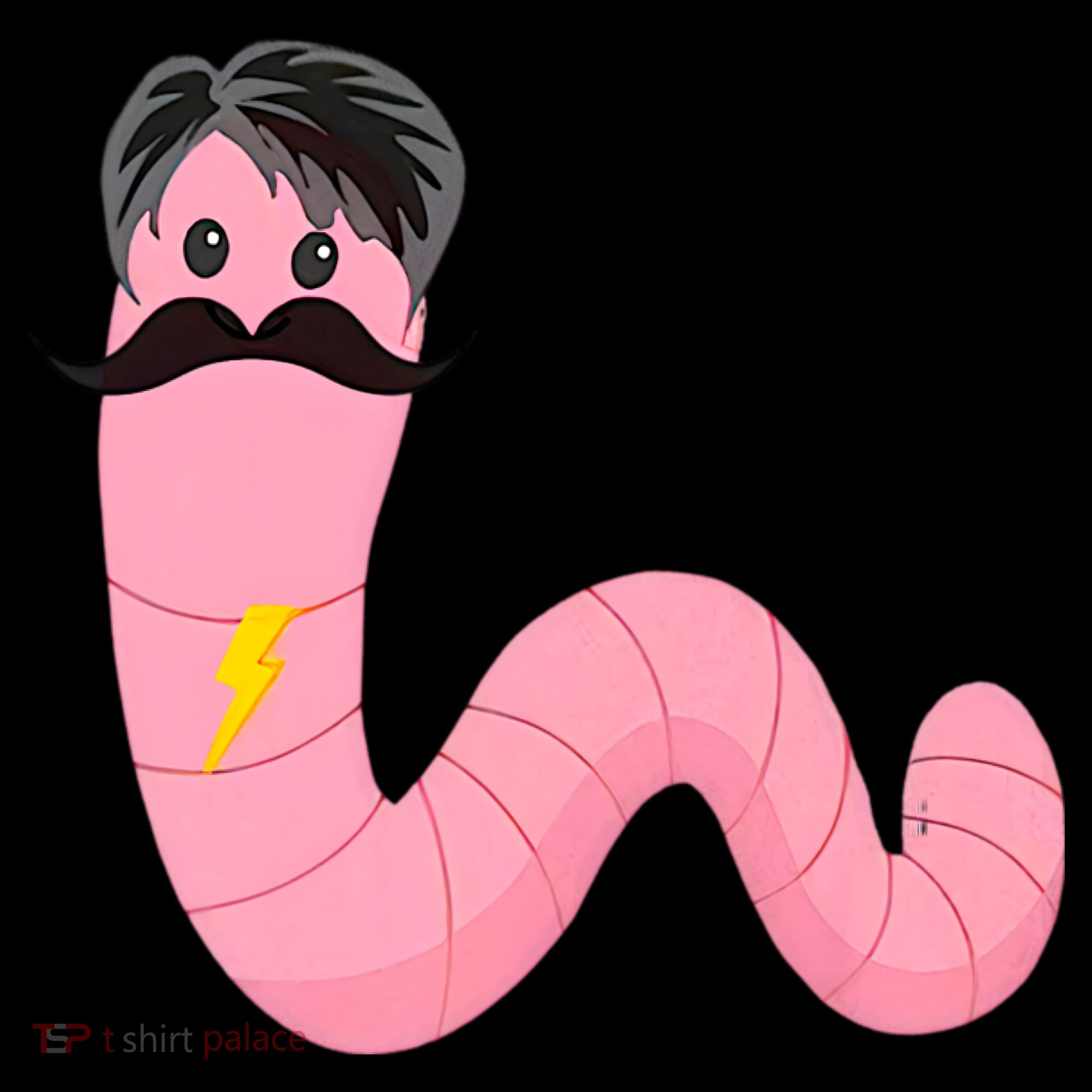 Worm With A Mustache James Tom Ariana Reality Women's T-Shirt
