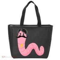 Worm With A Mustache James Tom Ariana Reality Tote Bag thumb 0