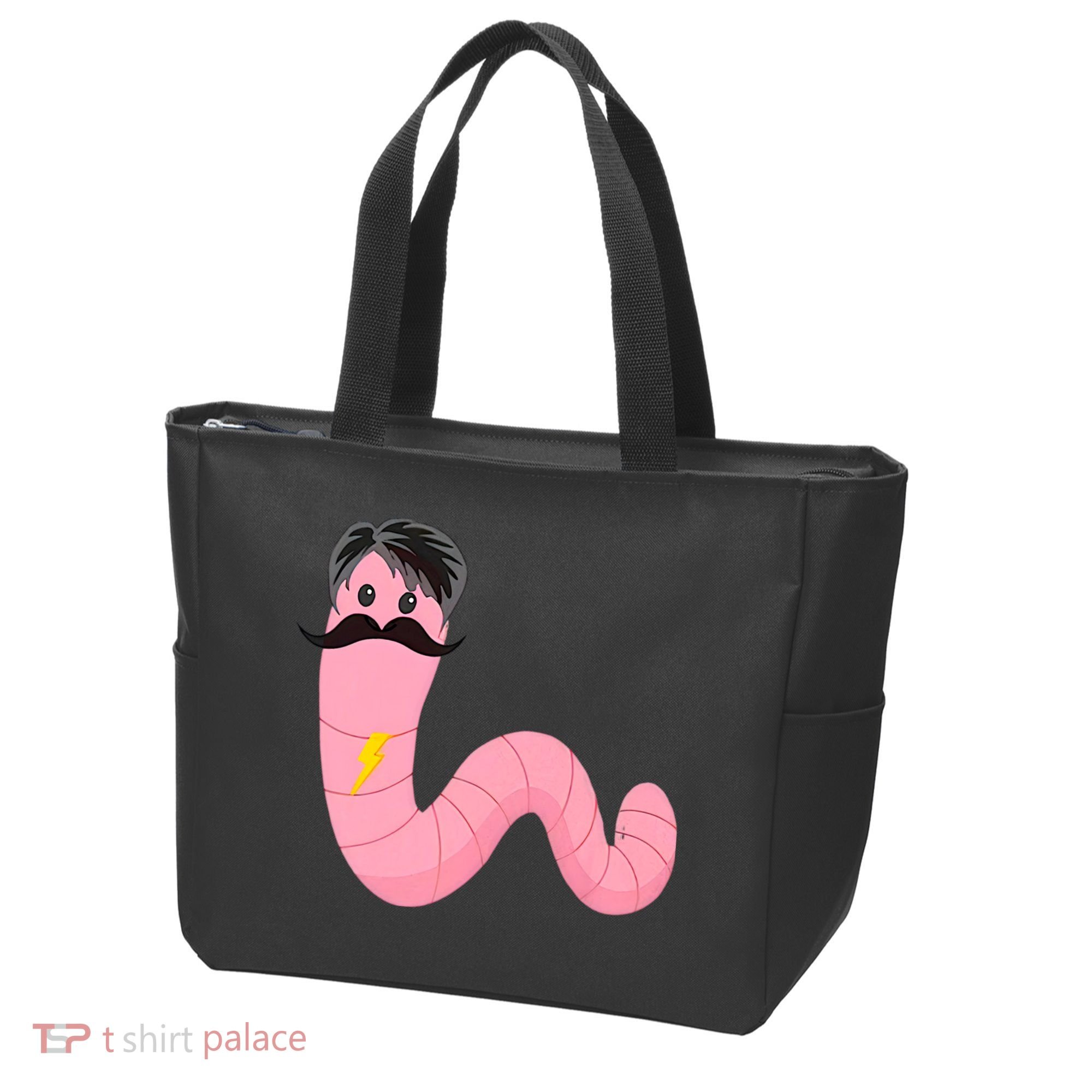 Worm With A Mustache James Tom Ariana Reality Tote Bag
