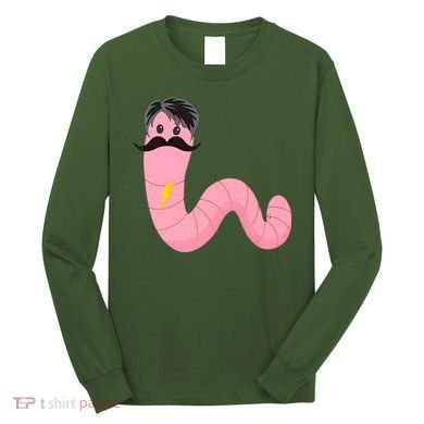 Worm With A Mustache James Tom Ariana Reality Long Sleeve Shirt