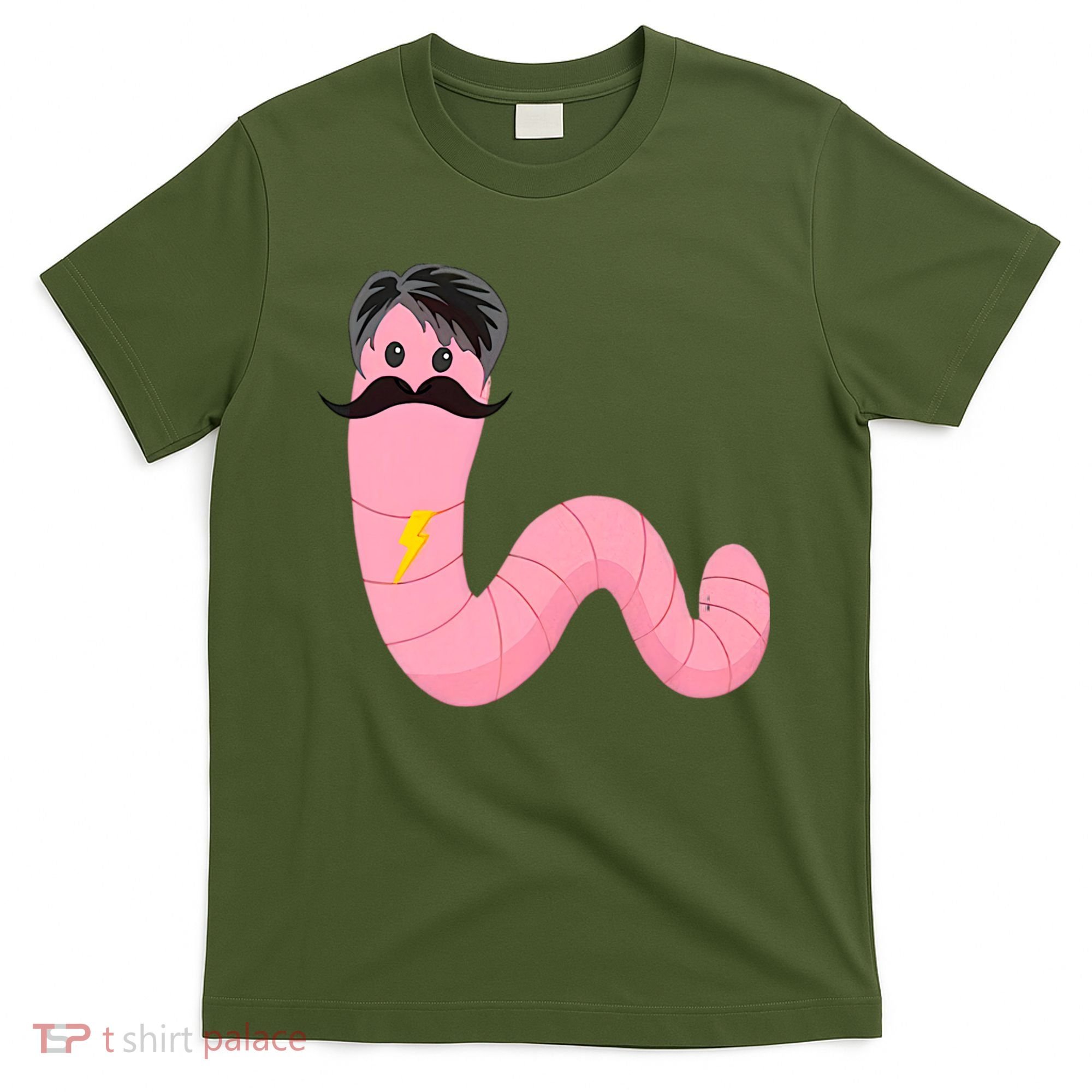 Worm With A Mustache James Tom Ariana Reality T-Shirt