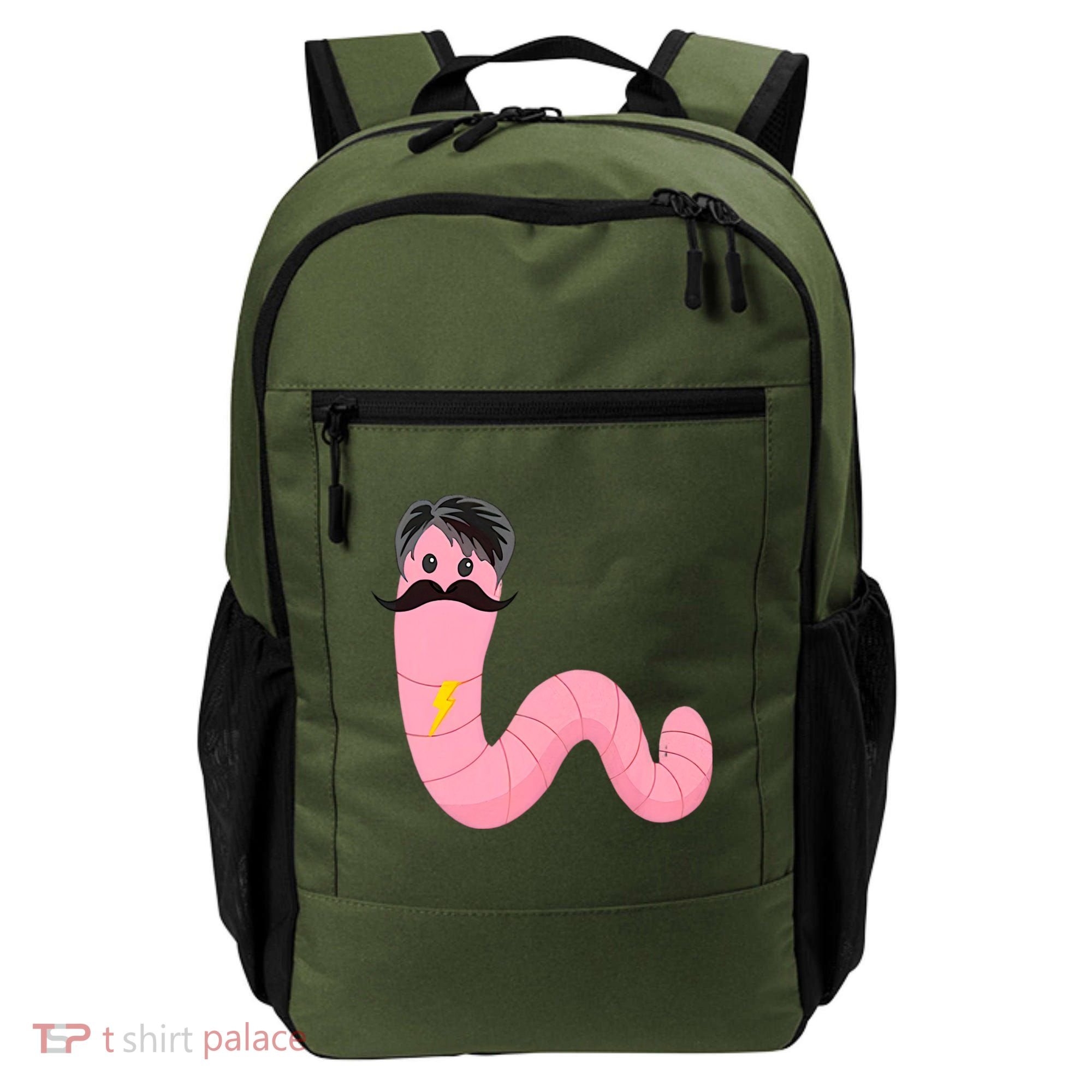Worm With A Mustache James Tom Ariana Reality Backpack