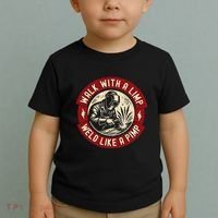 Walk With A Limp Weld Like A Pimp Funny Welding Welder Gift Toddler T-Shirt thumb 2
