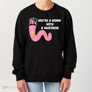 Worm With A Mustache James Tom Ariana Reality Women's Sweatshirt
