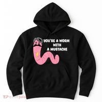 Worm With A Mustache James Tom Ariana Reality Hoodie thumb 0