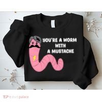 Worm With A Mustache James Tom Ariana Reality Sweatshirt thumb 2