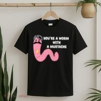 Worm With A Mustache James Tom Ariana Reality T-Shirt thumb 2