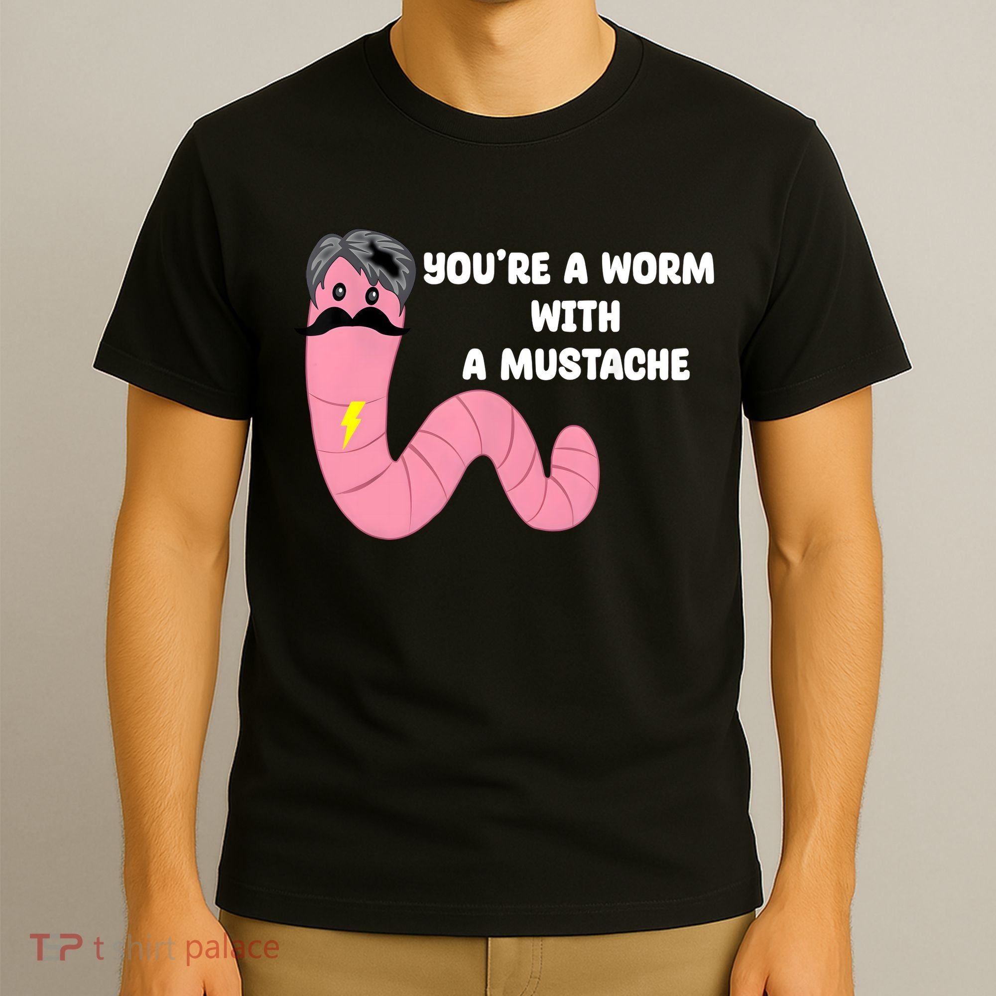 Worm With A Mustache James Tom Ariana Reality T-Shirt
