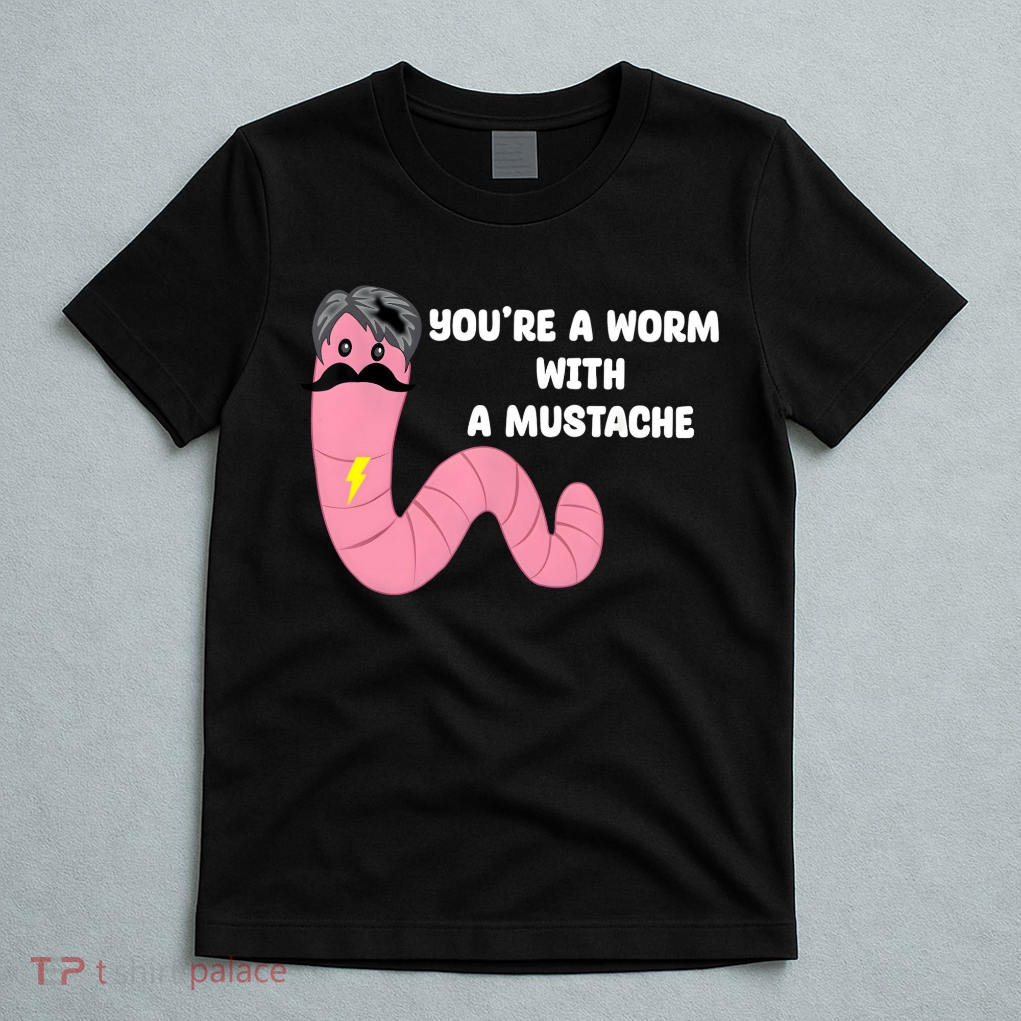 Worm With A Mustache James Tom Ariana Reality T-Shirt